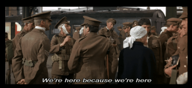 we're here because